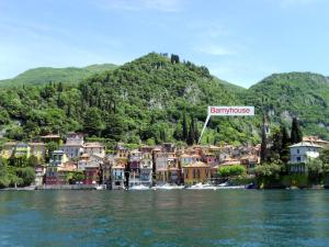a town on the shore of a body of water at Varennahouse in Varenna