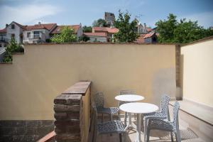 Balkón nebo terasa v ubytování Apartmán Veritas