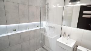 Kúpeľňa v ubytovaní Apartament Akali Centrum -Parking + 23 fotografií