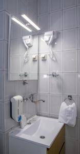 Koupelna v ubytování Hotel Integra