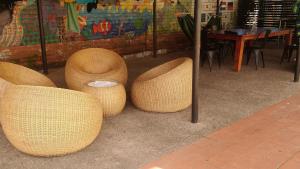 Mumma's Hostel Cairns的休息区
