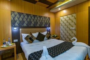 Southern Panorama Houseboats客房内的一张或多张床位