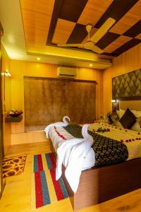 Southern Panorama Houseboats客房内的一张或多张床位