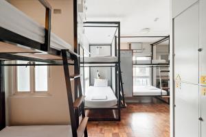 Postelja oz. postelje v sobi nastanitve Z Hostel