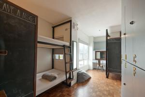 Postelja oz. postelje v sobi nastanitve Z Hostel