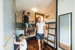 Postelja oz. postelje v sobi nastanitve Z Hostel