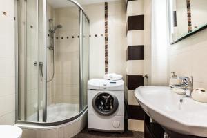 Kúpeľňa v ubytovaní Apartament Górski Deluxe Odkryj Zakopane + 8 fotografií