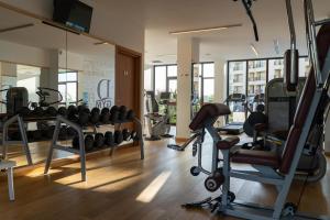 Fitness centrum a/nebo fitness zařízení v ubytování Domina Zagarella Sicily