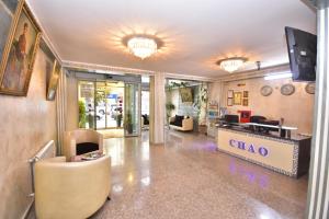 TV a/nebo společenská místnost v ubytování Hotel Chao