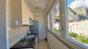 Kuchyňa alebo kuchynka v ubytovaní Apartment Ribnjak 10