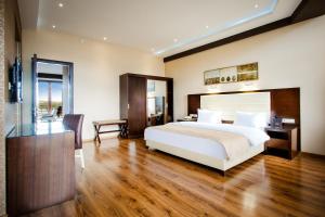 Katil atau katil-katil dalam bilik di Hotel Orion Tbilisi
