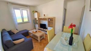 TV a/nebo společenská místnost v ubytování Apartment Ribnjak 10