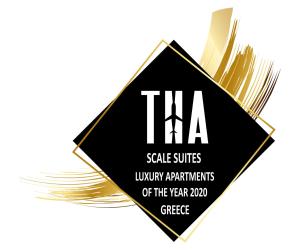 Certifikát, hodnocení, plakát nebo jiný dokument vystavený v ubytování Scale Suites