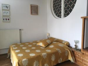 Letto o letti in una camera di Villa Berging