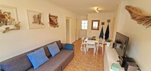 Televízia a/alebo spoločenská miestnosť v ubytovaní Ferienhaus CASA CRISTOF - Costa Calma - Glasfaserinternet - max 6 Personen