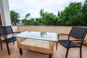 Balkón nebo terasa v ubytování Apart Residence Leko