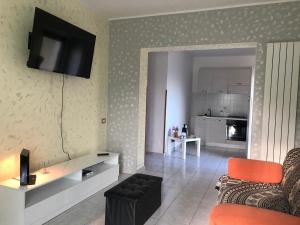 TV a/nebo společenská místnost v ubytování B&B Al Castello