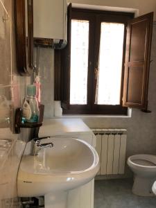 Koupelna v ubytování B&B Al Castello