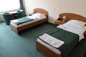 Posteľ alebo postele v izbe v ubytovaní Hostel Rakitje-Rakitje