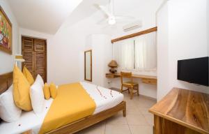 Voodi või voodid majutusasutuse Albachiara Hotel - Las Terrenas toas
