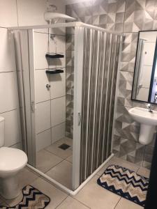 Ванная комната в Bela Curitiba Hostel