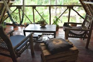 Istumisnurk majutusasutuses Lazy Beach House