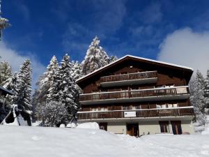 Lärchenwald Lodge žiemą