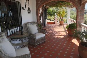 Część wypoczynkowa w obiekcie Cortijo La Palmera, Frigiliana