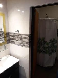 Phòng tắm tại Del Sendero Caviahue