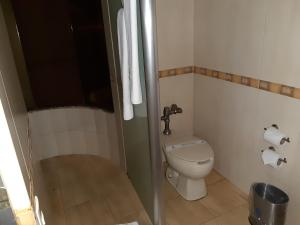 Koupelna v ubytování AUTO HOTEL LEGARIA