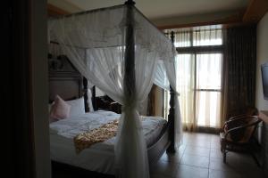 Postel nebo postele na pokoji v ubytování Hualien Sheraton Hostel
