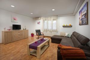 TV a/nebo společenská místnost v ubytování Apartment Tea