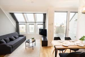 Część wypoczynkowa w obiekcie Boutique Design-Apartments Vienna