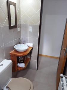 Kúpeľňa v ubytovaní Chaltén Apart 365