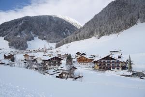 Hotel Alpenfrieden during the winter