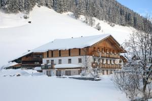 Hotel Alpenfrieden during the winter