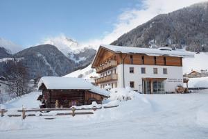 Hotel Alpenfrieden during the winter
