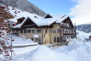 Hotel Alpenfrieden during the winter
