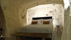 Postel nebo postele na pokoji v ubytování StageROOM01 - Matera