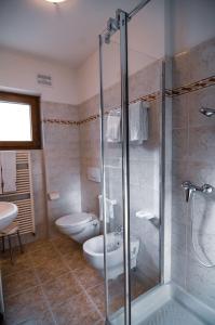 Koupelna v ubytování Hotel Cristallo
