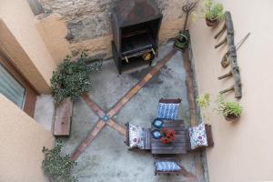 Patio lub wspólna przestrzeń na świeżym powietrzu w obiekcie Casa Rural El Capricho