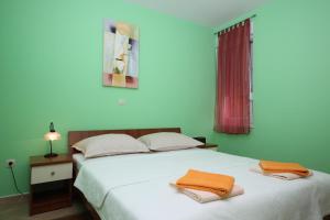 Ένα ή περισσότερα κρεβάτια σε δωμάτιο στο Vila Promajna 3
