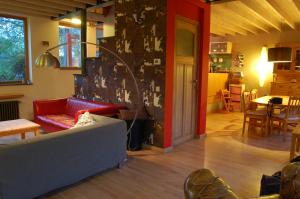 Posezení v ubytování Vakantiehuis Lazy house 6 tot 8 personen