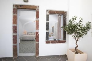 חדר רחצה ב-Santorini View Studios - Firostefani Caldera