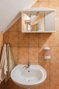 Ванна кімната в Plitvice House Milan