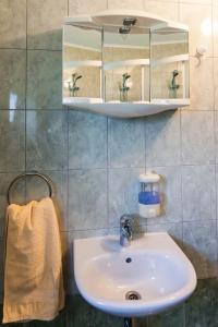 Koupelna v ubytování Plitvice House Milan