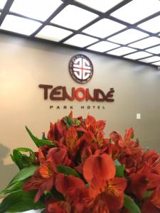 Um certificado, prêmio, placa ou outro documento exibido em Tenondé Park Hotel