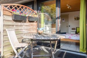 Balkón nebo terasa v ubytování Homestay Gent-Merelbeke self check-in service