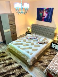 Postel nebo postele na pokoji v ubytování Casa Iris Center