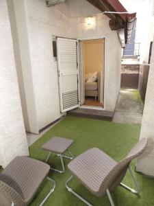 Część wypoczynkowa w obiekcie Cozy Studio Apartment Tian in Zagreb